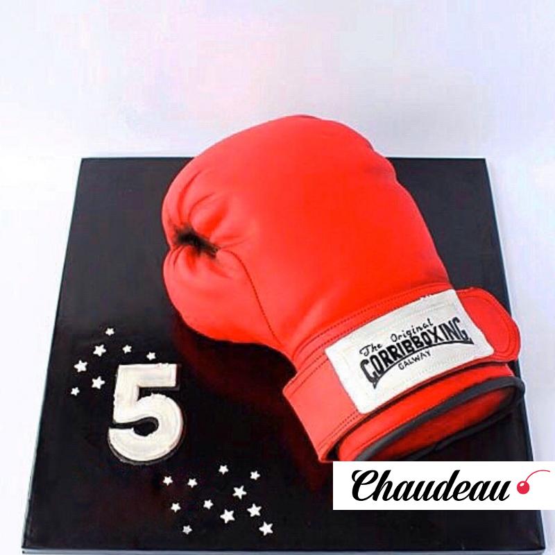 Боксёрские перчатки из мастики /Boxing gloves fondant cake topper/