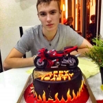 Торт «Мотоцикл» на заказ