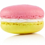 Макаронс Апельсиновый с малиной