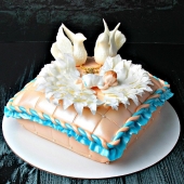 торт детский на крещение