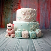 детский торт с фигурками