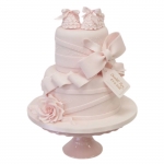Торт на крестины девочки 