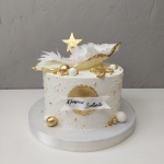 Торт на крестины мальчика TKM00005243