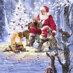 Пряничная открытка на Новый год PONG005334            