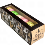 Новогодние макаруны в подарочной коробке NMPK005492    