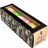 Новогодние макаруны в подарочной коробке NMPK005492    