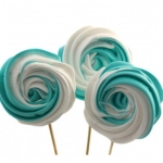 разноцветное безе на палочке