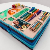 Торт «Карандаши в пенале» на заказ