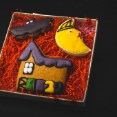 набор имбирных пряников на хэллоуин