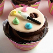 капкейки учителю рисования