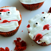 капкейки на хеллоуин для детей 