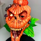 Торт «Хеллоуинская тыква»