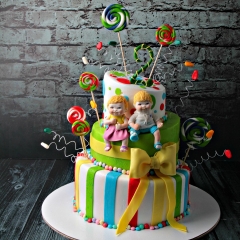 Вкусные детские торты на день рождения удивят ребенка