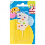 Свеча -цифра &quot;3&quot; Звезды 5см/V 1502-4227