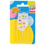 Свеча -цифра &quot;5&quot; Звезды 5см/V 1502-4229