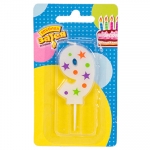 Свеча -цифра &quot;9&quot; Звезды 5см/V 1502-4233