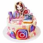 Торт со значками социальных сетей TSZS006954          