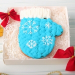 новогодний имбирный пряник с глазурью