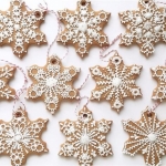 Набор имбирных пряников  «Снежинки» Набор имбирных пряников  «Снежинки»