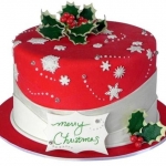 торт на рождество