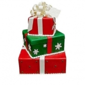 торт на новый год трехъярусный 