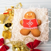 имбирный пряник в форме человечка