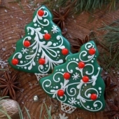 Имбирный пряник  «Ёлка большая» 