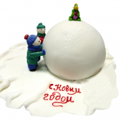 торт на новый год от кондитерской