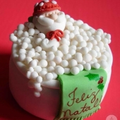 торт на новый год с дедом морозом