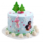 торт на новый год 2018