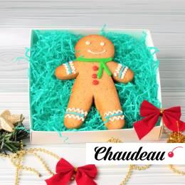 новогодний имбирный пряник в форме человечка