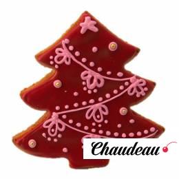 новогодний имбирный пряник в форме елки