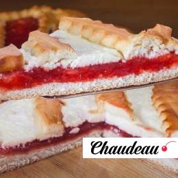 Пирог "Творожно-клубничный"