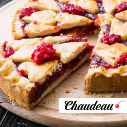 Пирог баварский клубничный с творожным кремом