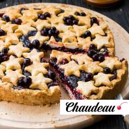 Пирог баварский с черной смородиной