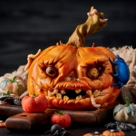 Торта Хэллоуин Тыква Медовик 2 кг