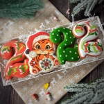 Имбирные пряники на Новый год ТИГРА IPNG0007722   