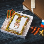 имбирная открытка на 23 февраля