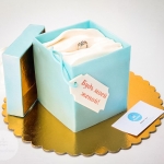 торт для предложения руки и сердца