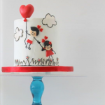 торт на 14 февраля без мастики