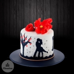 торты ко дню влюбленных