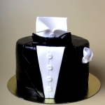 торт для мужчины в виде смокинга