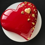 торт в форме сердца