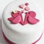 торт на валентина