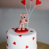 торт на день валентина