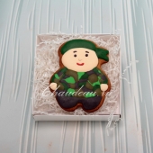 имбирный пряник на 23 февраля солдат