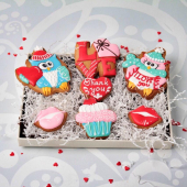 самый красивый набор имбирных пряников на 14 февраля 