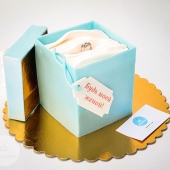 торт для предложения руки и сердца