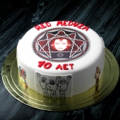 торт с логотипом купить на заказ