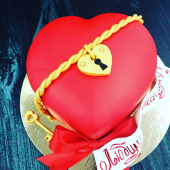 торт сердце